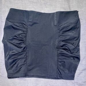 3 FOR $15 🙌🏼 Charlotte Russe Black Size Small Cinched Ruched Mini Skirt Sexy Y2K